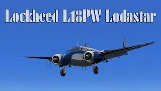 Landing the Lockheed L18PW at Tulsa International Airport in FSX.