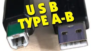 Обзор и подключение кабеля USB Type A-B.Как подключить USB Type A USB Type B
