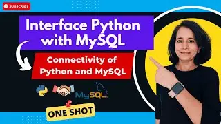 Interface Python with MySQL | Class 12 Computer Science | Connectivity of Python & MySQL