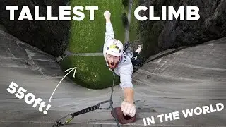 Climbing the WORLDS HIGHEST artificial climbing route! 650++ holds on a dam ft Toby Segar