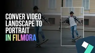 Convert Video From Landscape to Portrait On Filmora 14