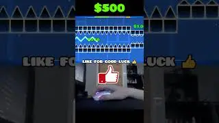 Geometry Dash: $1 Vs $100,000 Challenge! 😱