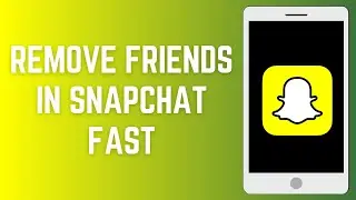 How To Remove Friends In Snapchat Fast 2024 | Fastest Way to Unadd Friends On Snapchat