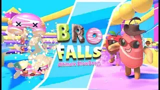 Bro Falls:ultimate showdown.Бро Фоллс.Веселая игра. Капканы, ловушки. Брокколи VS фруктов.