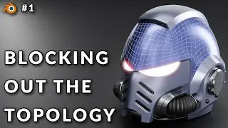 How to Model a Helmet in Blender | Episode 1 | Space Marine Hard Surface Modelling Tutorial