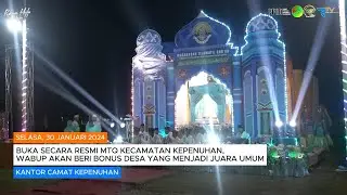 BUKA SECARA RESMI MTQ KECAMATAN KEPENUHAN, WABUP AKAN BERI BONUS DESA YANG MENJADI JUARA UMUM