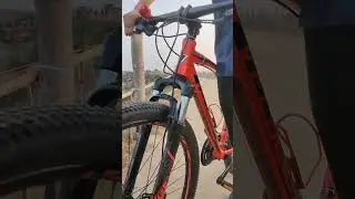 veloce outrage 602 suspension test 3🔥 #cycling #rider #mtb #shorts #viral