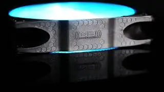 NB eLoop X 120mm schwarz - Seitenansicht mit Beleuchtung
