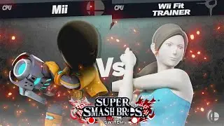 AI-Tournament: MII vs. WII FIT TRAINER - [Round A18] - Super Smash Bros. Ultimate
