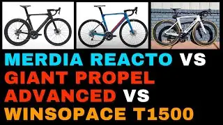BIKE TEST: Merdia Reacto VS Giant Propel Advanced VS WInsopace T1500