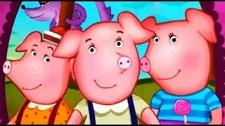 Three pigs and Wolf / Fairy Tales / ТРИ ПОРОСЕНКА (EN) Children's cartoon Game