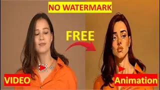 Convert Video into Cartoon Animation for FREE | No Watermark 🎨