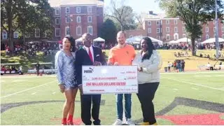 Puma presents $1 million check to CAU for scholarships | WSB-TV