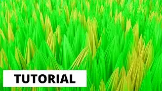 Stylized Grass in Blender | Blender Tutorial
