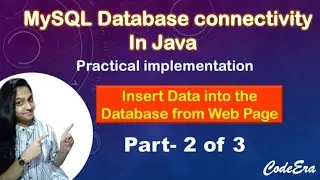 How To Insert Data In MySQL Database Using Java | JDBC | Part 2-3
