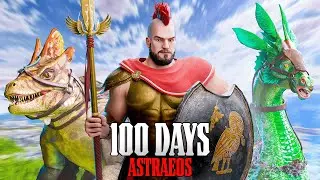 I Spent 100 Days In Ark Survival Ascended - Astraeos