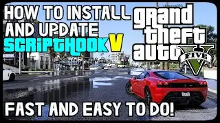 How to Install & Update ScriptHookV for GTAV or FIVEM!