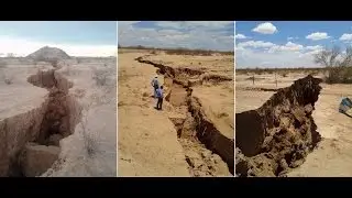 Земля треснула! Шокирующее видео из Мексики!
