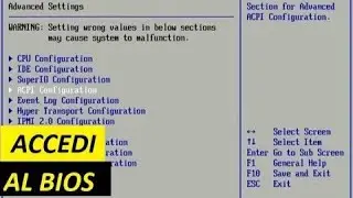 Accedi a qualsiasi Bios