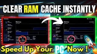 Amazing Trick to Clear RAM Cache in Windows 10/11 for Faster Performance! 🚀
