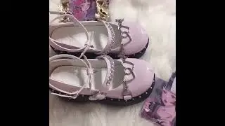 Lourdasprec 2022 Cute Gothic Style Y2k Lolita  Chunky Platform Mary Janes Flats Shoes Women Footwear