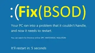 windows 10 Blue Screen of death (BSOD) Fix - Howtosolveit