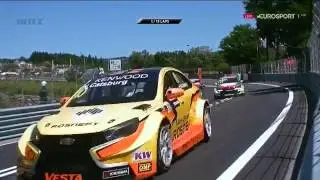 LADA Vesta WTCC 2016 round 7 race 1 Portugal 26.06.2016 (full)(RUS)(HD 1080p)