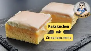 Kekskuchen mit Zitronencreme