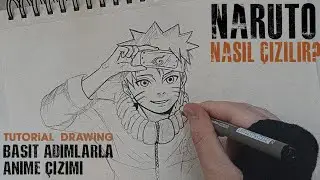 NARUTO Nasıl Çizilir? Basit Anime Çizimleri (Anlatımlı Çizim)