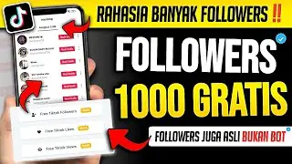 1000 FOLLOWERS CUMAN 3 MENIT !! - Cara Menambah Followers Tiktok Gratis Tanpa Aplikasi