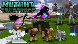 New Mutant Creatures V 3.2 Addon MCPE Bedrock [1.18/1.19]