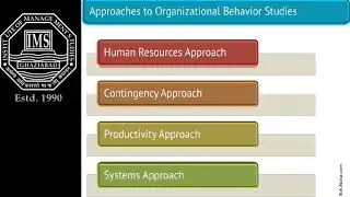 Approaches To organizational behavior
