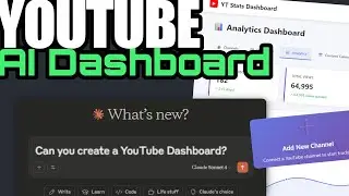 Building a Youtube Stats Dashboard with AI #code