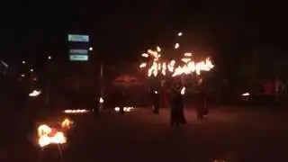 Файер шоу на др Галактики в Смоленске 2015