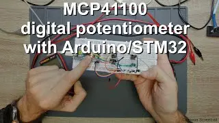 MCP41100 digital potentiometer with Arduino/STM32