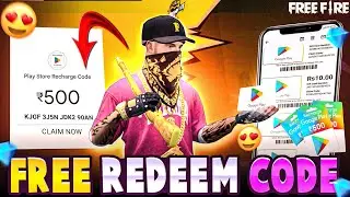 Free Redeem Code 💎 Free Fire Redeem Code Today 🔥😱 2000₹/- Free Redeem Code😎
