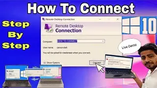 How to Connect Remote Desktop on Windows 10/11 || Mstsc