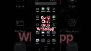 Mengunci Chat Grup WhatsApp  #shorts #wa #whatsapp