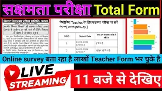 sakshamta pariksha 2024 total form,niyojit teacher latest news,sakshamta pariksha form last date,