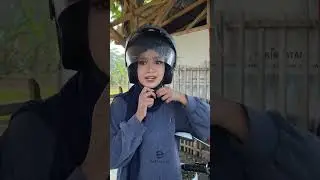 Nah kan tetap aman walaupun udah dipakai naik motor