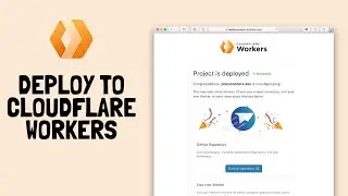 Announcing Deploy to Cloudflare Workers