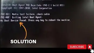 no boot device found press any key to reboot the machine dell || how to fix no boot device found