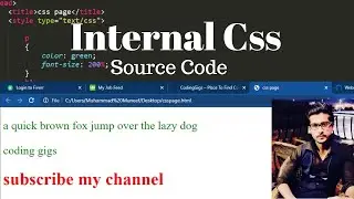 2-Css tutorial for beginners 2020 | Internal CSS in HTML | Css course for beginners 2020
