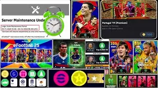 Large Scale Maintenance  eFootball™2025😍🔥!! V4.0.0 update eFootball 25, Ambassador Pack Free  Epic