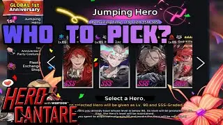 Hero Cantare Global: Which SSS Unit Should You Pick [ Anniversary Reward ]