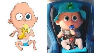 Despicable Me 4 Baby Gru Jr Drawing Meme | Funny Drawing ✍🤣
