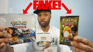 Opening A *FAKE* XY Evolutions Booster Box!