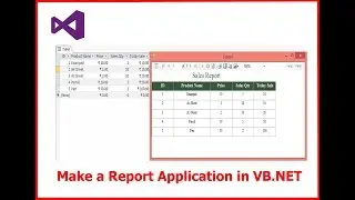 How To Create Visual Basic Report Wizard Application 