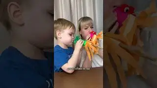 Огнедышащий дракон🔥👍 #cutebaby #развитие #семейныйблог