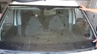 Opel Combo Замена лобового стекла.